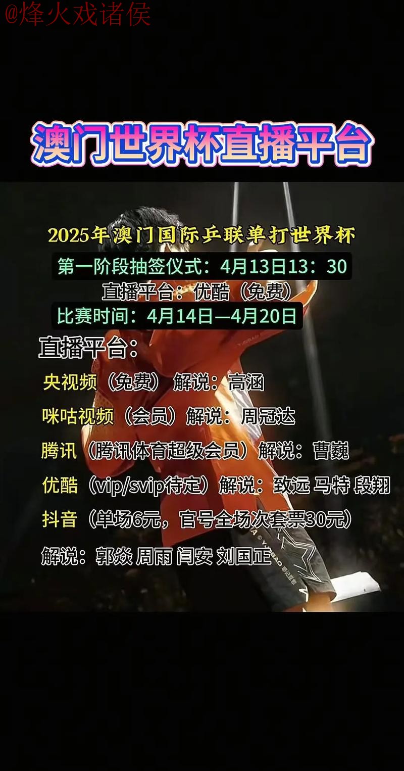 选择最佳平台：世界杯直播哪个好？